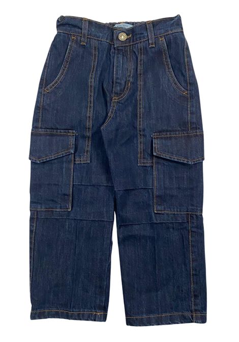 Blue cotton kids jeans Manuel Ritz | MR3154DENIM